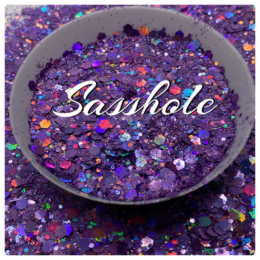 Sasshole: Chameleon chunky glitter mix, crafting supplies glitter, custom mix, resin supplies, resin glitter, glitter