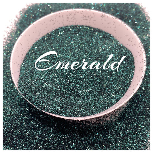 Emerald, fine dark green glitter, glitters, fine grain glitter, resin glitter, green plain, crafting supplies, high quality glitter