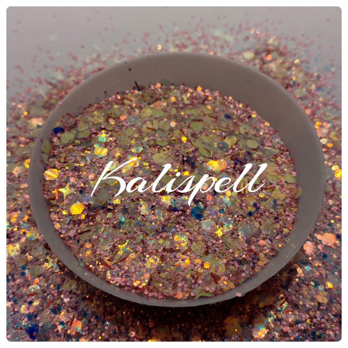 KALISPELL: color shifting chunky sequins glitter mix, multi holo color shifting glitter, custom mix, resin glitter, crafting