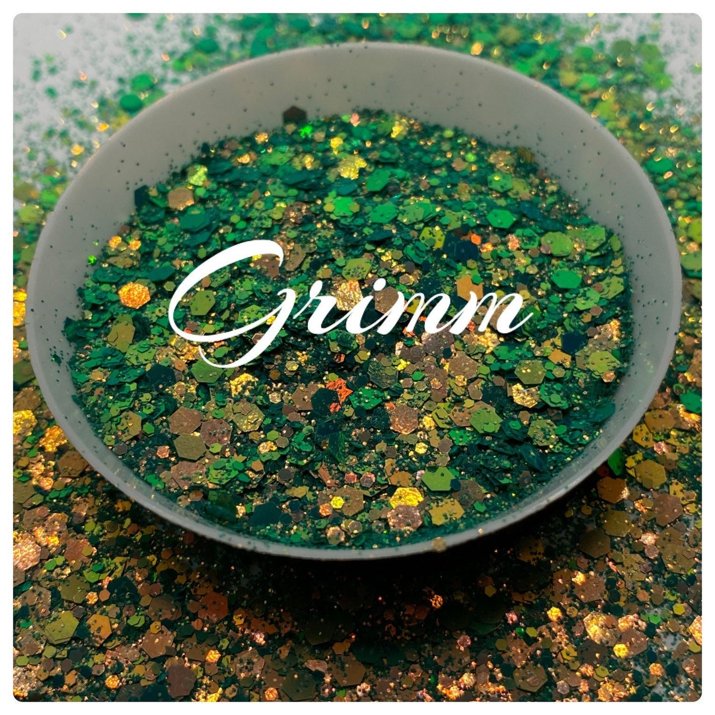 Grimm: holo-chunky glitter mix, crafting supplies glitter, custom mix, resin supplies, resin glitter, mix holo glitter chameleon