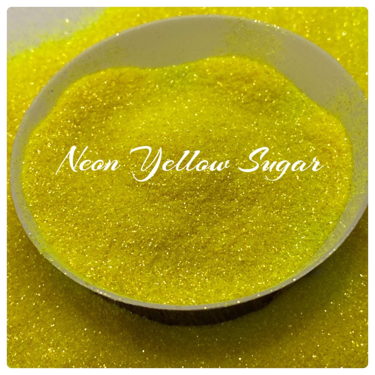 Neon yellow, fine bright glitter, sugar glitters, fine grain glitter, resin glitter, bright Yellow, crafting supplies, high quality glitter