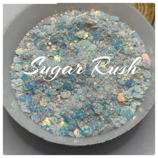 Sugar Rush: Chameleon chunky glitter mix, crafting supplies glitter, custom mix, resin supplies, resin glitter, glitter