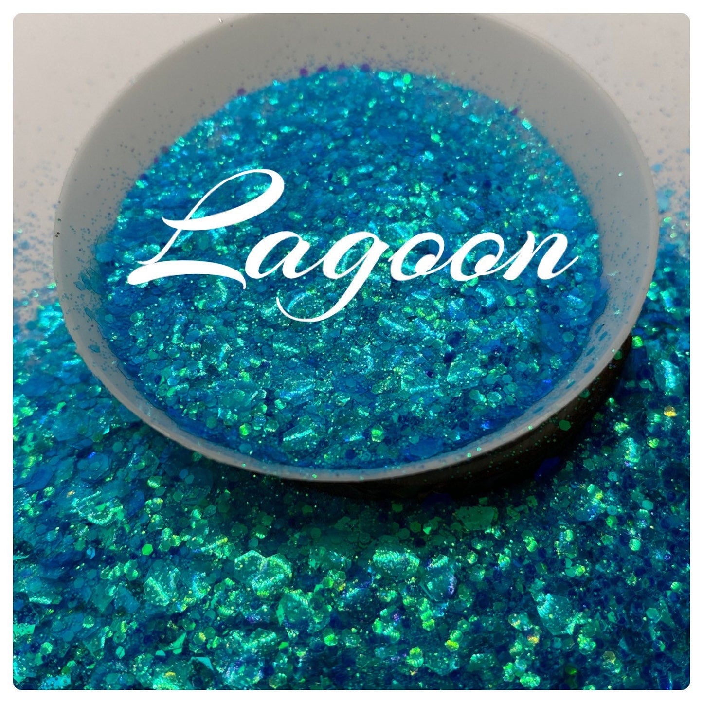 Lagoon: chameleon iridescent chunky glitter mix, crafting supplies glitter, custom mix, resin supplies, resin glitter, mix glitter