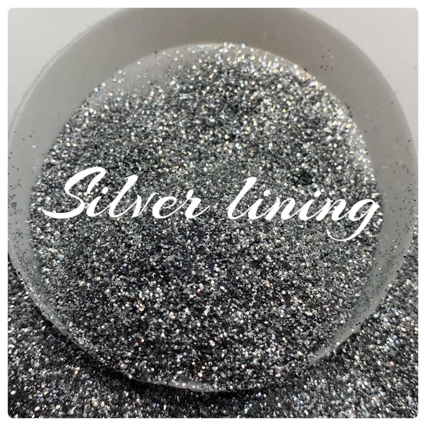 Silver Lining , fine glitter, glitters, fine grain glitter, resin glitter, plain, crafting supplies, high quality glitter