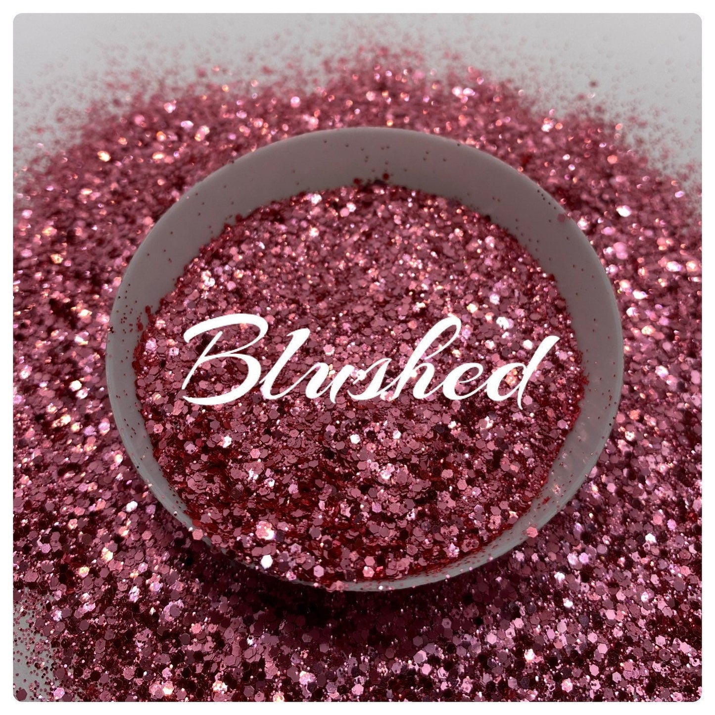 Blushed : Metallic chunky glitter mix, hexagon chunky metallic glitter, custom mix, resin glitter, crafting