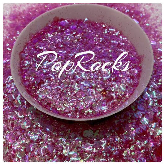 Pop Rocks: iridescent color change chunky glitter mix, crafting supplies glitter, custom mix, resin supplies, resin glitter, glitter