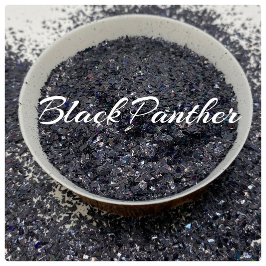 Black panther: holo-chunky shard glitter mix, crafting supplies glitter, custom mix, resin supplies, resin glitter, mix holo glitter