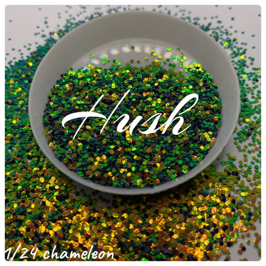 Hush : holo-chunky glitter mix, crafting supplies glitter, custom mix, resin supplies, resin glitter, mix holo glitter chameleon 1/24