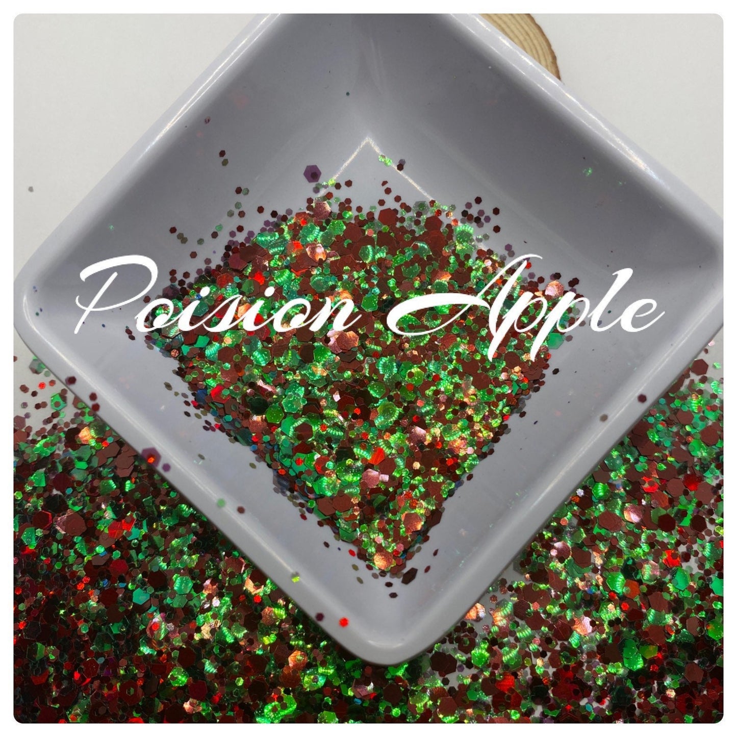 Poison Apple: Chameleon color shifting chunky glitter mix color shifting glitter, custom mix, resin glitter, crafting