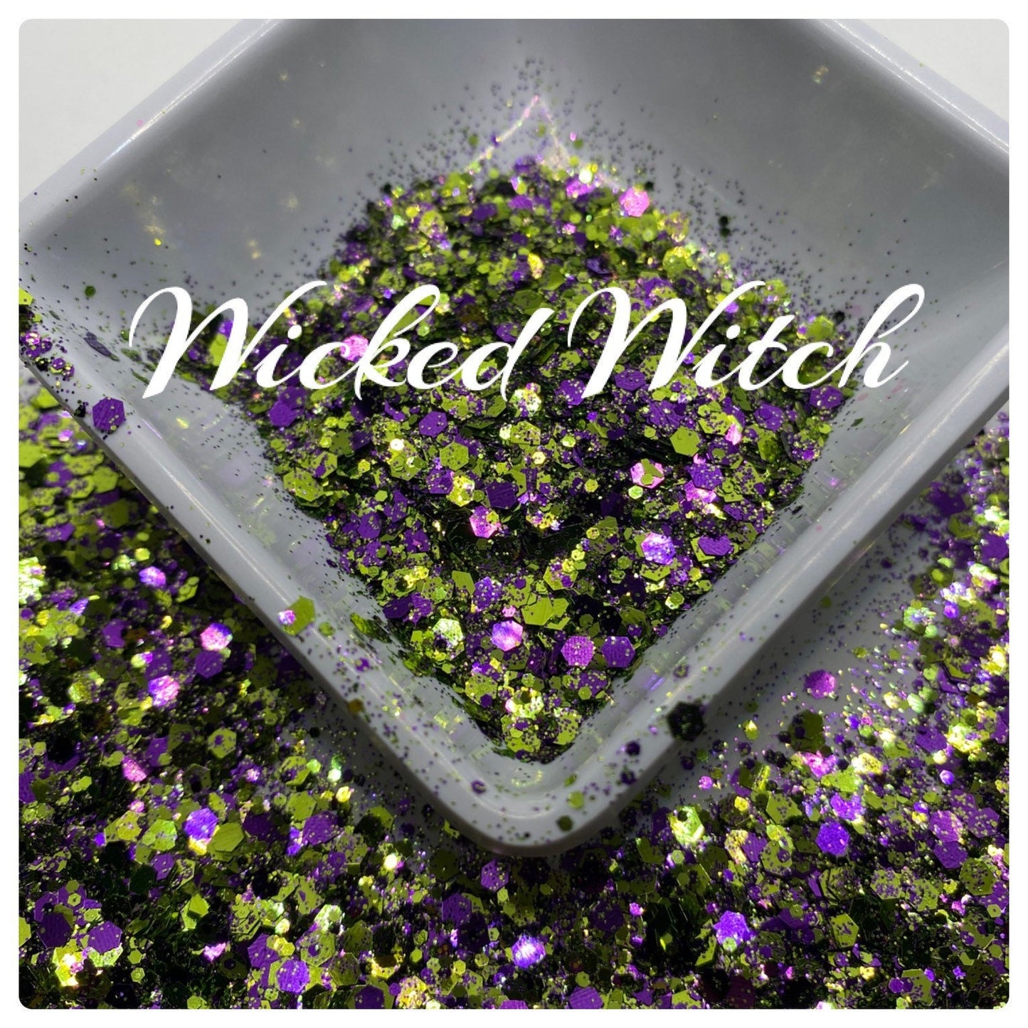 Wicked Witch: Chameleon chunky glitter mix, crafting supplies glitter, custom mix, resin supplies, resin glitter, glitter