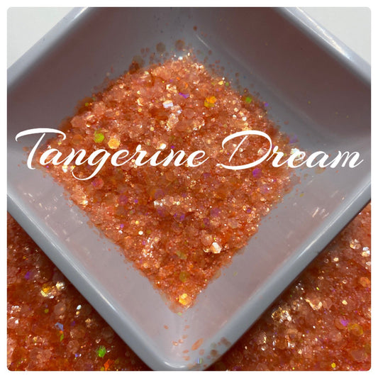 Tangerine Dream: holo-chunky glitter mix, crafting supplies glitter, custom mix, resin supplies, resin glitter, mix holo glitter