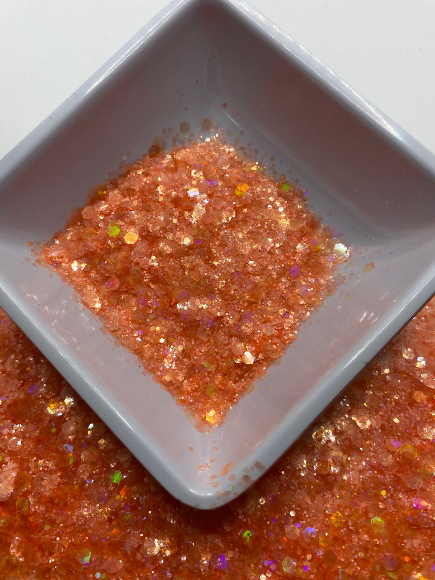 Tangerine Dream: holo-chunky glitter mix, crafting supplies glitter, custom mix, resin supplies, resin glitter, mix holo glitter