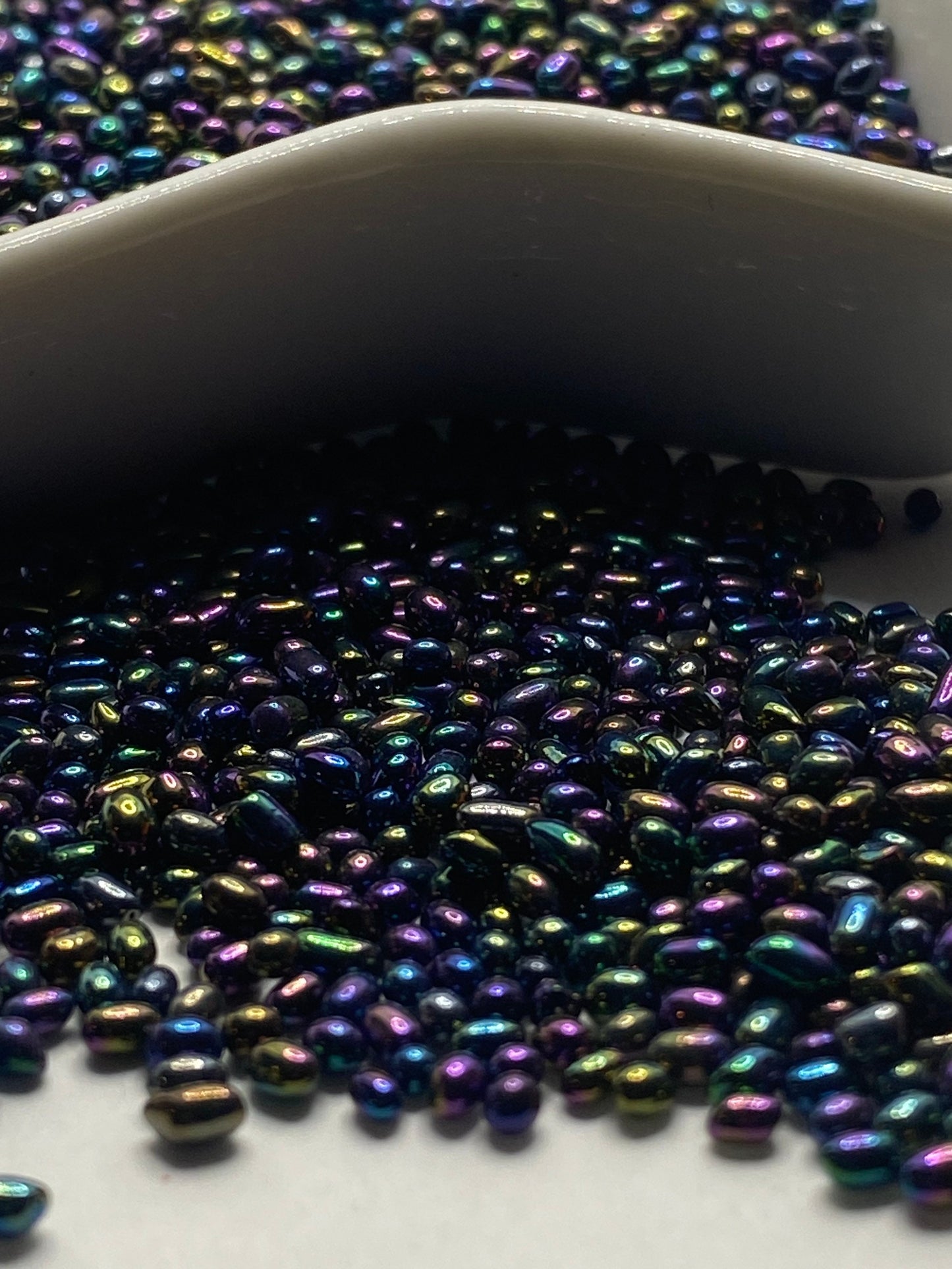Electroplated freeform glass, resin fillers, candle making supplies 1oz by weight, no hole glass crafting