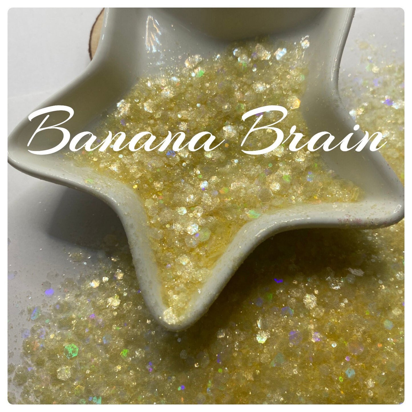 Banana Brain: holo-chunky glitter mix, crafting supplies glitter, custom mix, resin supplies, resin glitter, mix holo glitter