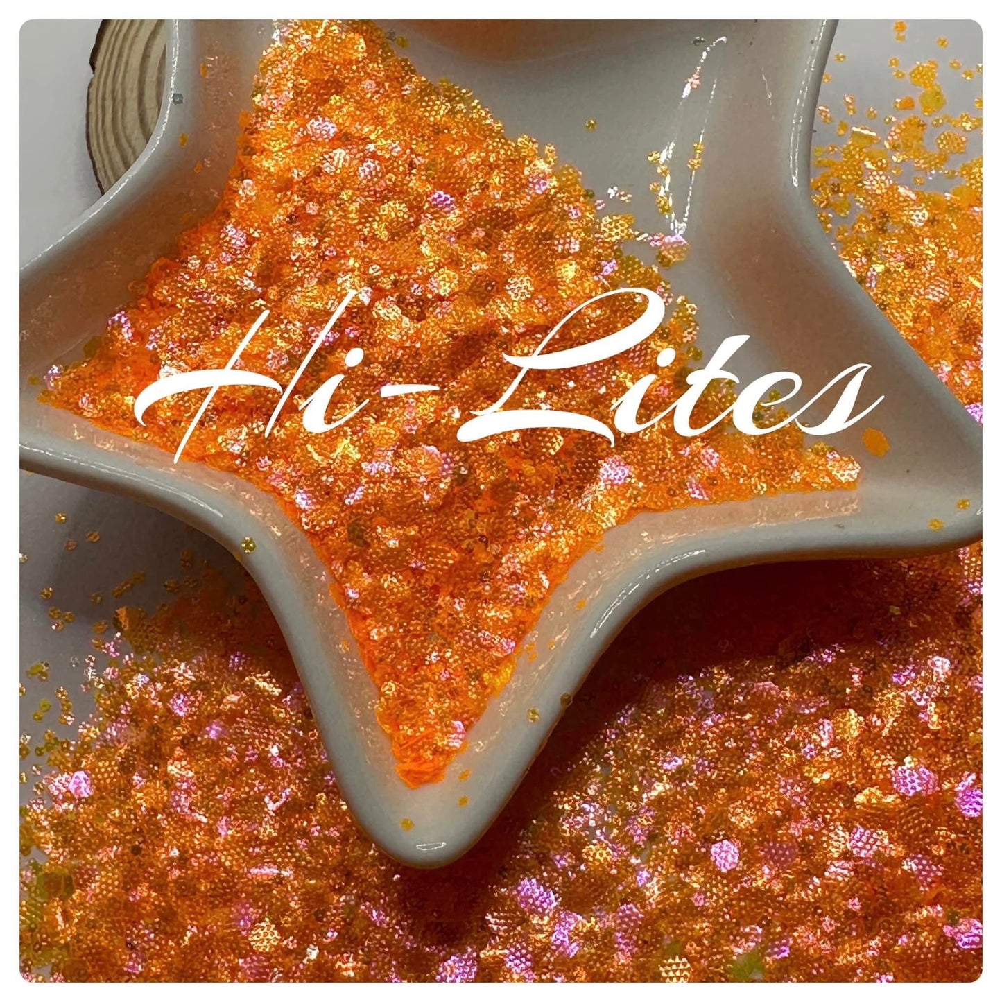 Hi-Lites: textured chunky metallic, high quality polyester embossed chunky, resin glitter, tumbler chunky glitter, solvent resistant,