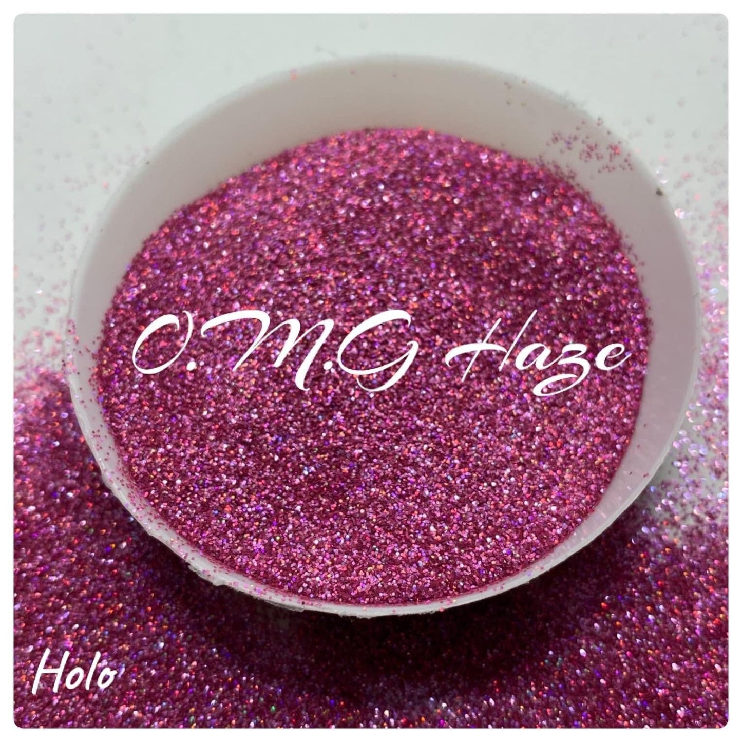 O.M.G Haze, fine glitter, glitters, fine grain glitter, resin glitter, holographic, crafting supplies, high quality glitter