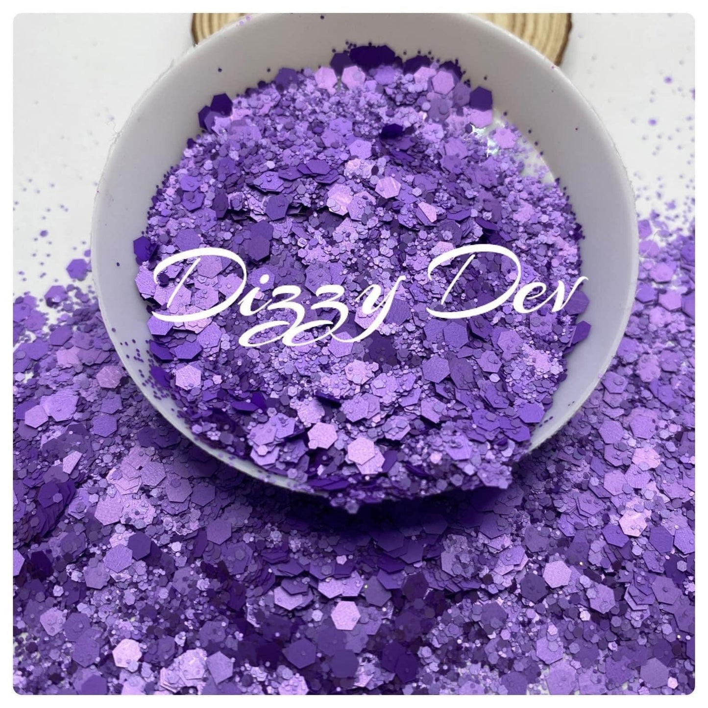 Dizzy Dev: chunky garden blend glitter mix, colored glitter, matte opaque mix glitter hexagon chunky, resin glitter, crafting