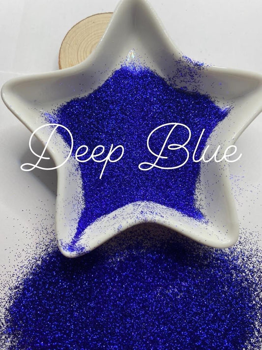 Deep Blue, fine glitter, glitters, fine grain glitter, resin glitter, crafting supplies, high quality glitter PET glitter Dark Royal Blue