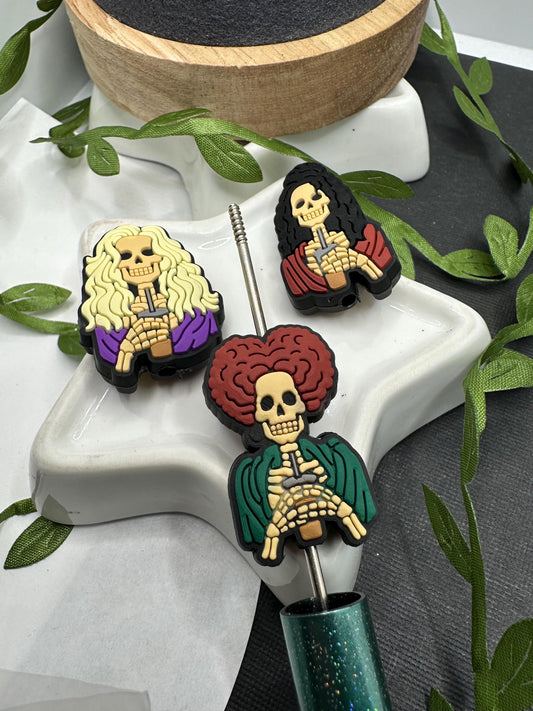 Sanderson Witches Silicone focal bead, silicone bead, silicone bead for pen, crafting beads, supplies, focal, silicone supply bead