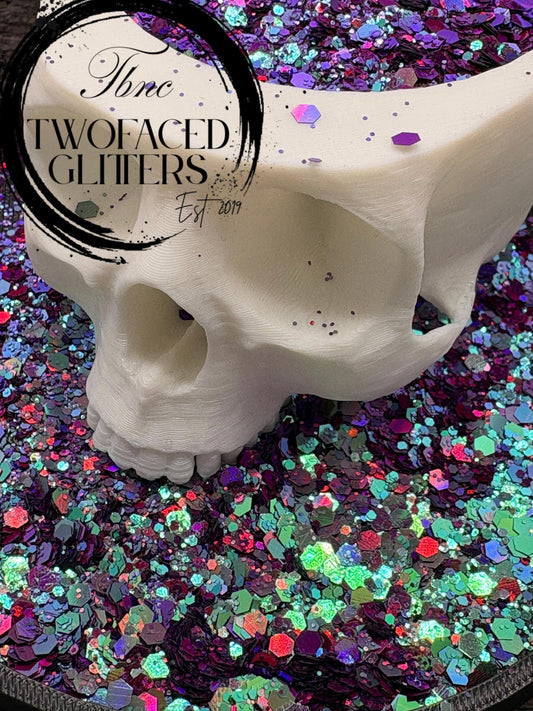 Zephyr: Chameleon color shifting chunky glitter mix color shifting glitter, custom mix, resin glitter, crafting